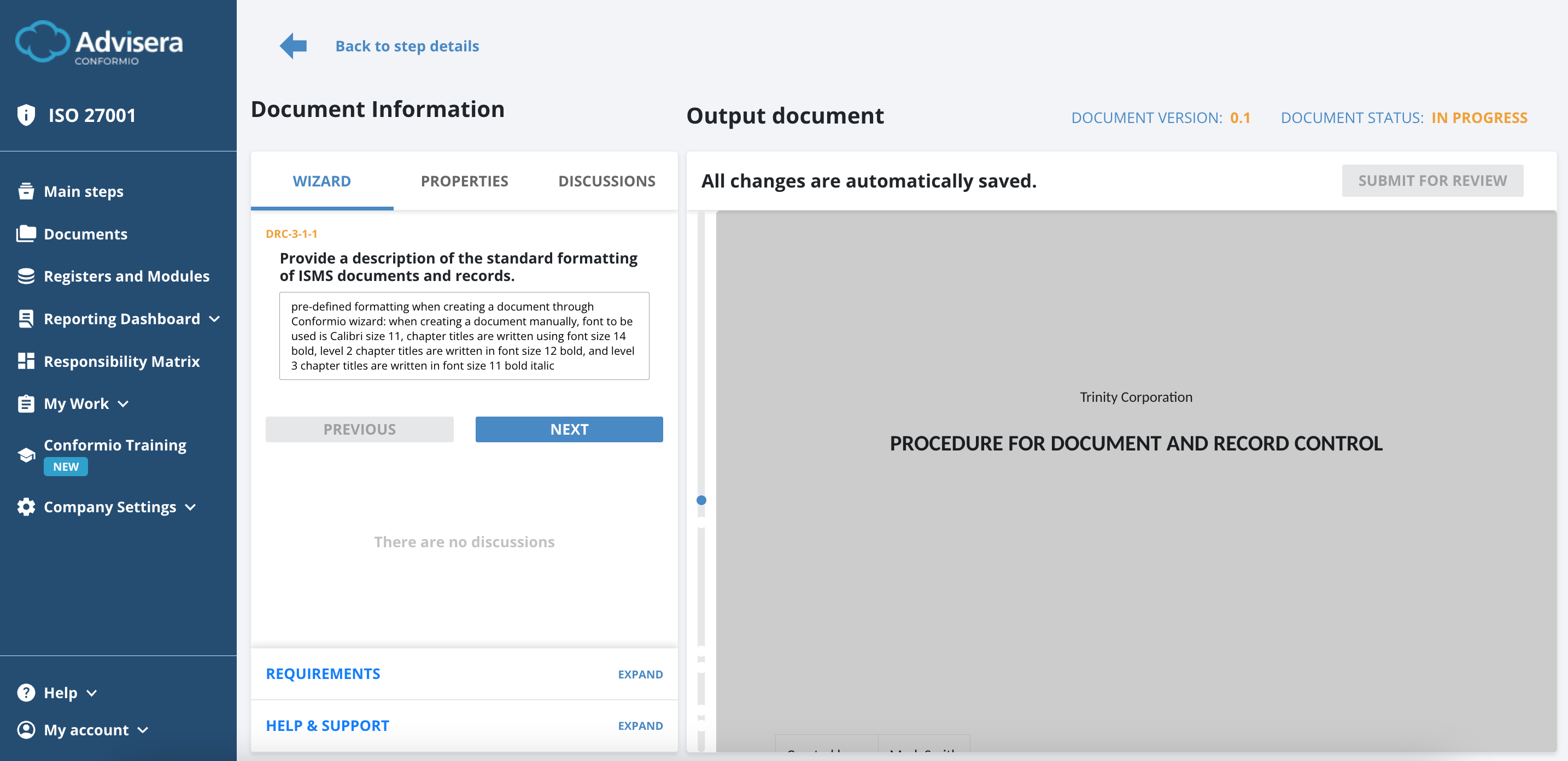 What Is Conformio? - Advisera Help Center
