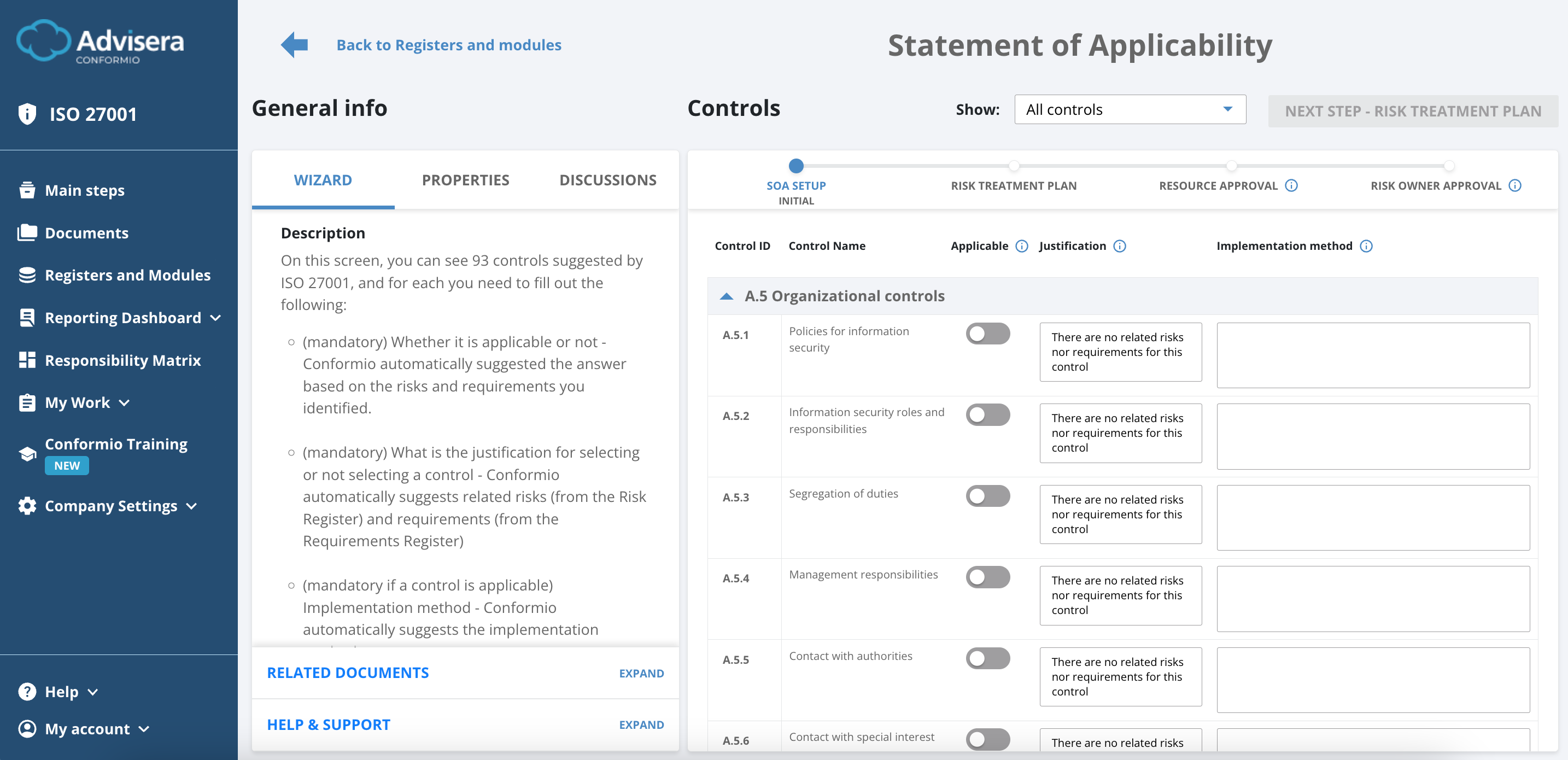 What Is Conformio? - Advisera Help Center