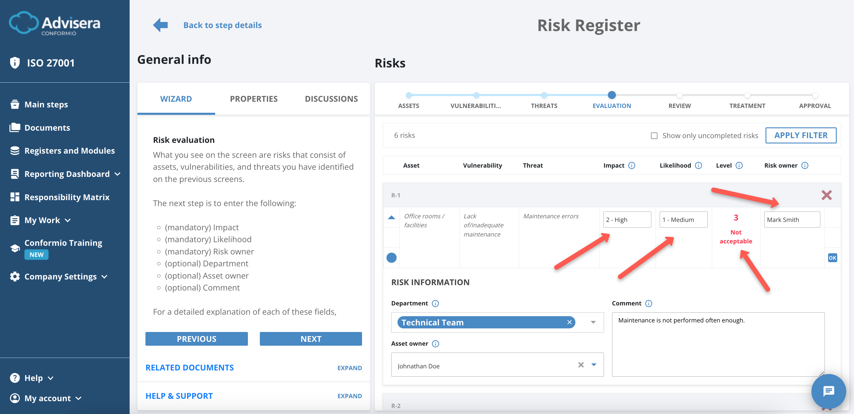How Does Risk Register Work? How Does Risk Register Work? - Advisera Help Center