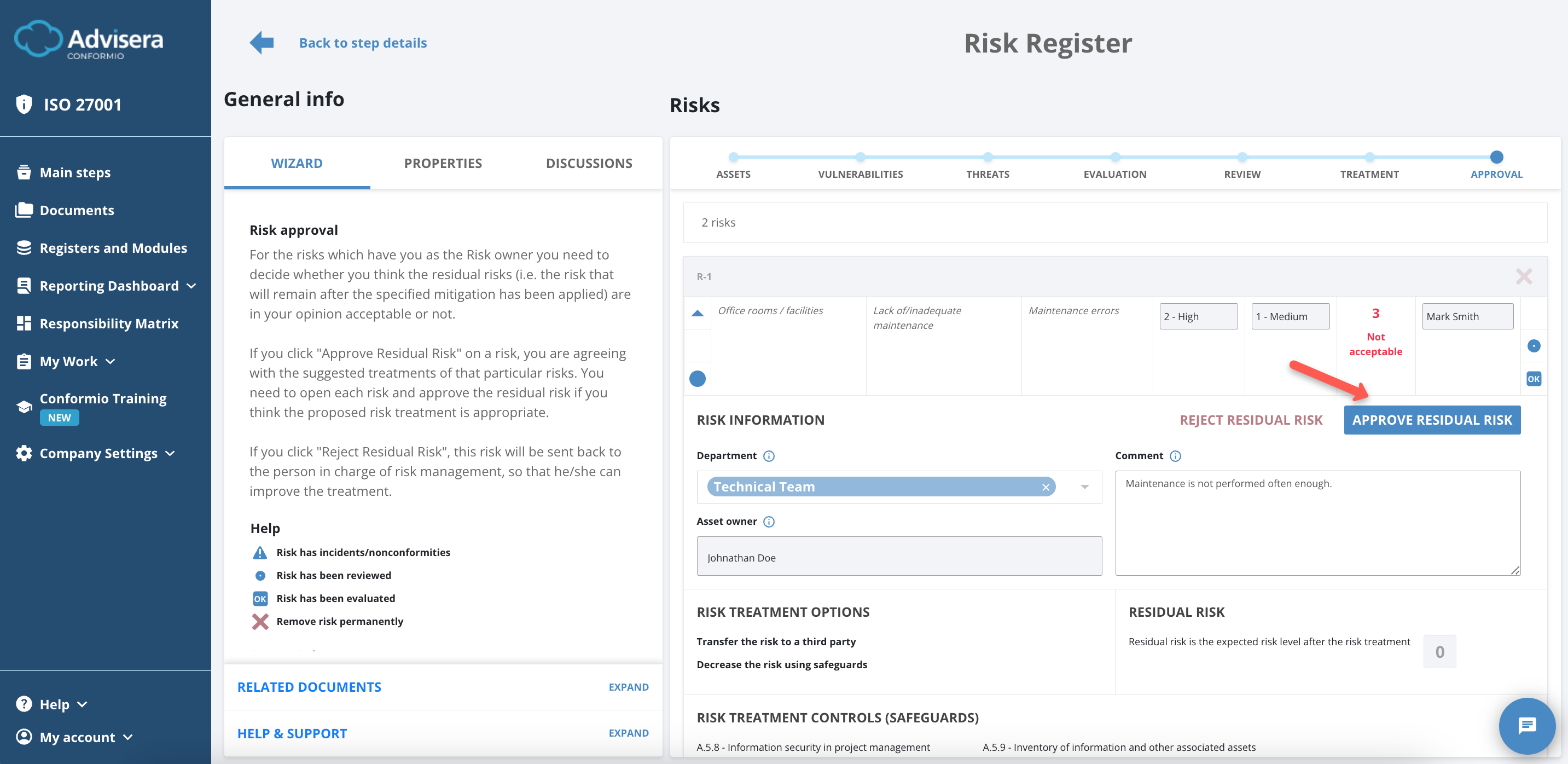 How Does Risk Register Work? How Does Risk Register Work? - Advisera Help Center