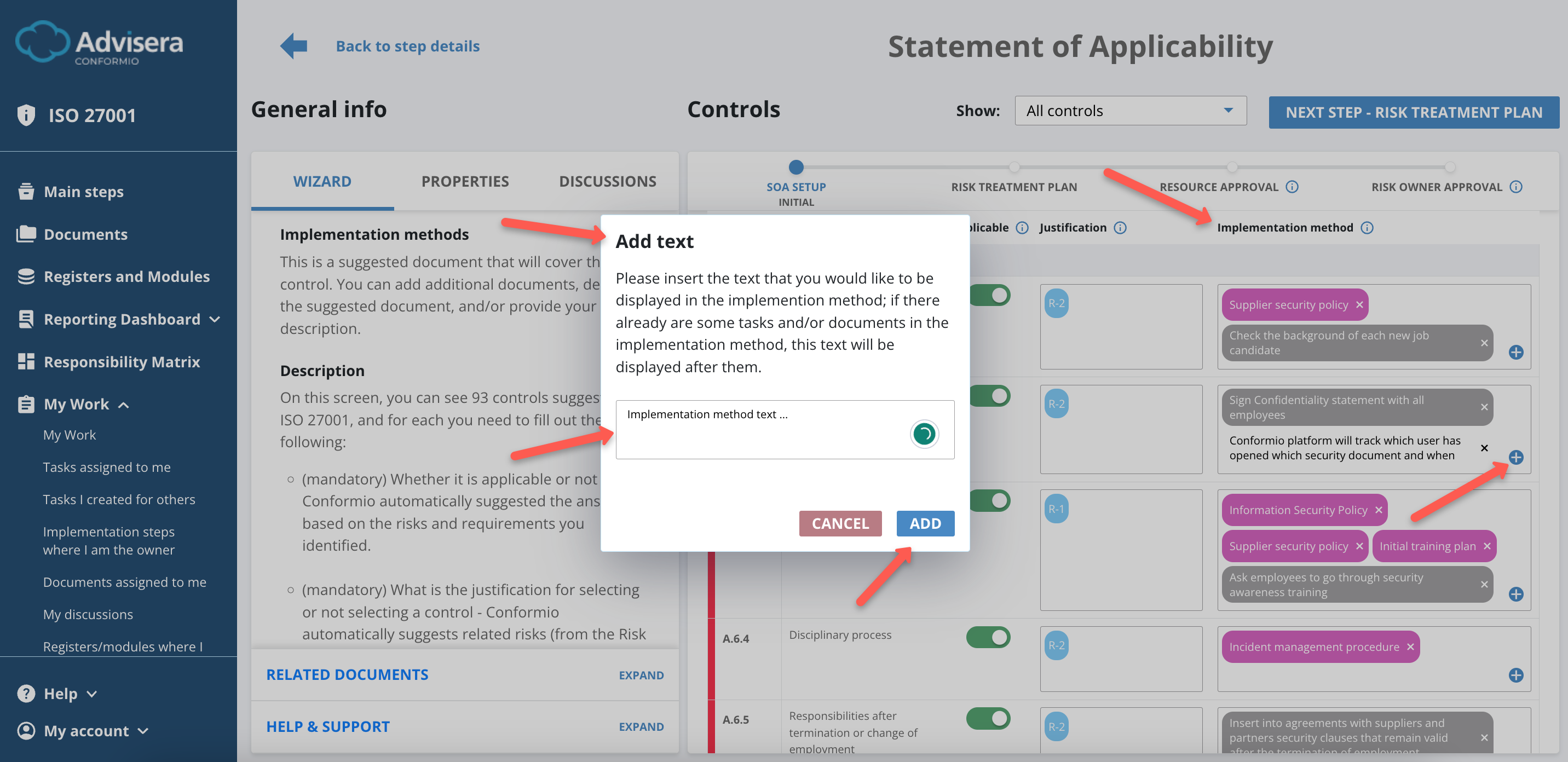 How Does Statement of Applicability Work? - Advisera Help Center