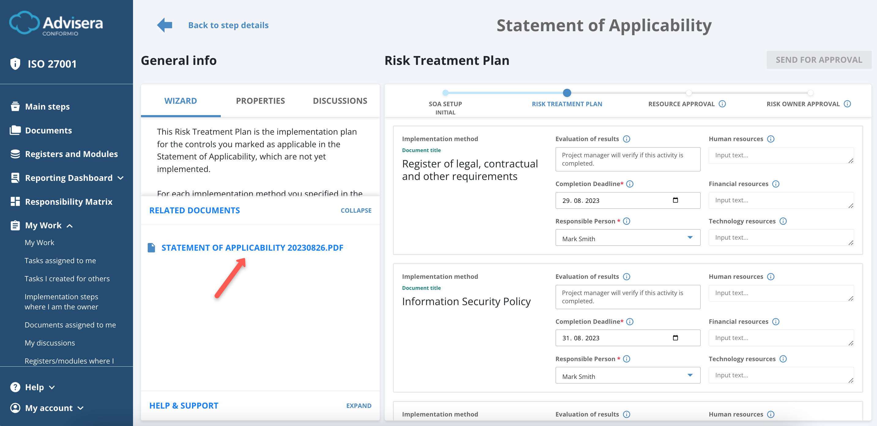 How Does Statement of Applicability Work? - Advisera Help Center