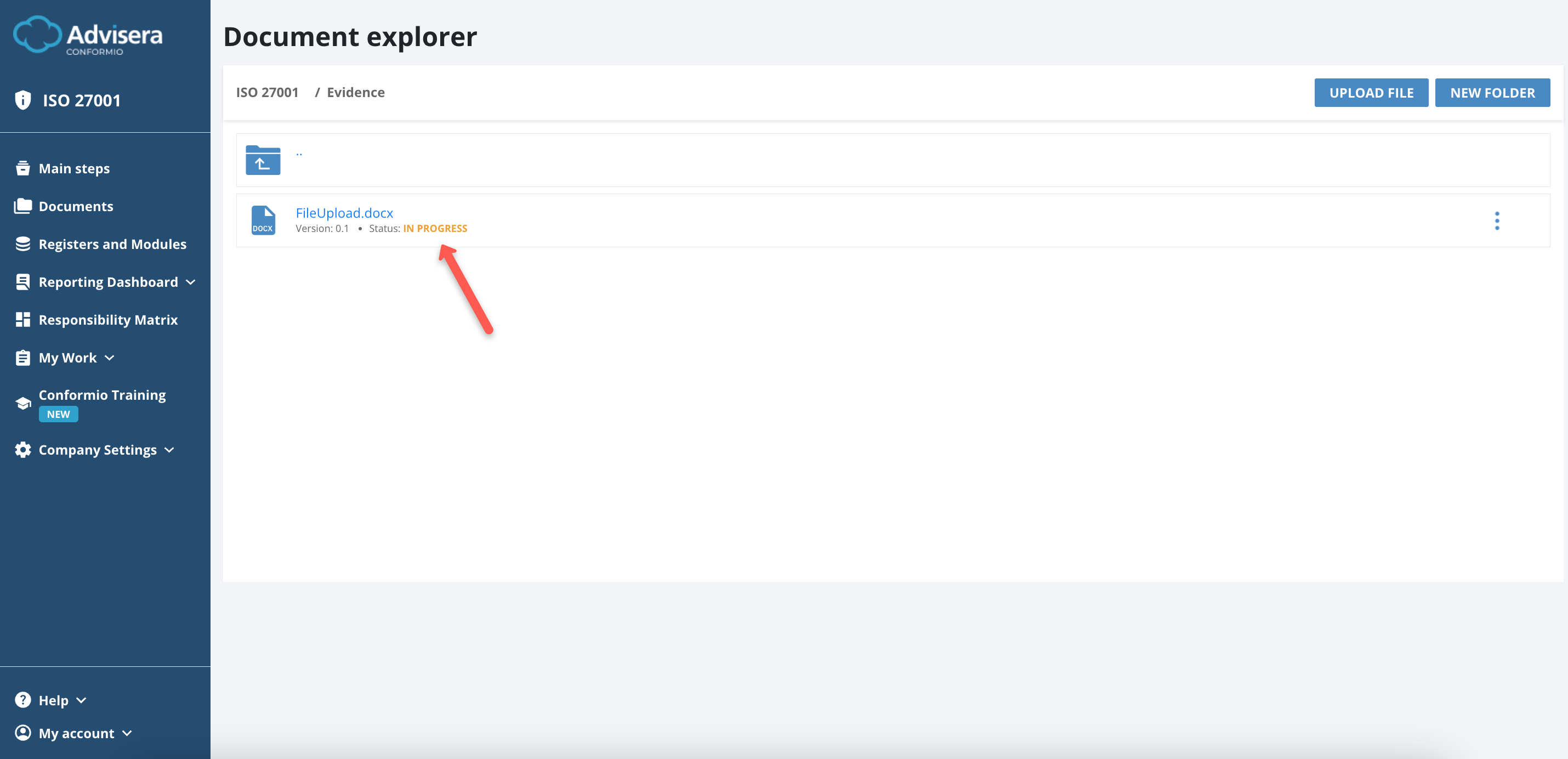 Document Explorer - Advisera Help Center