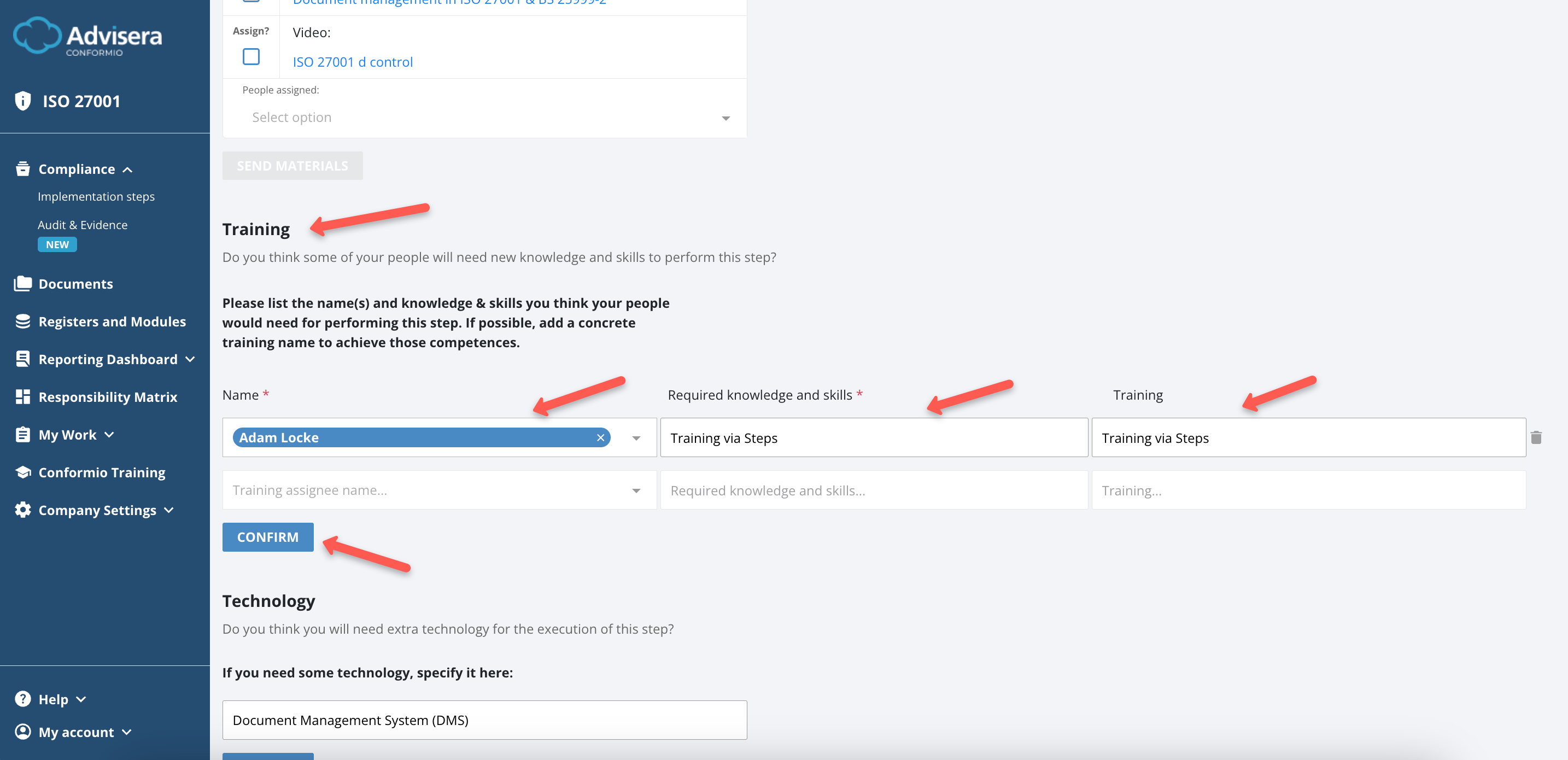 Training Module - Advisera Help Center