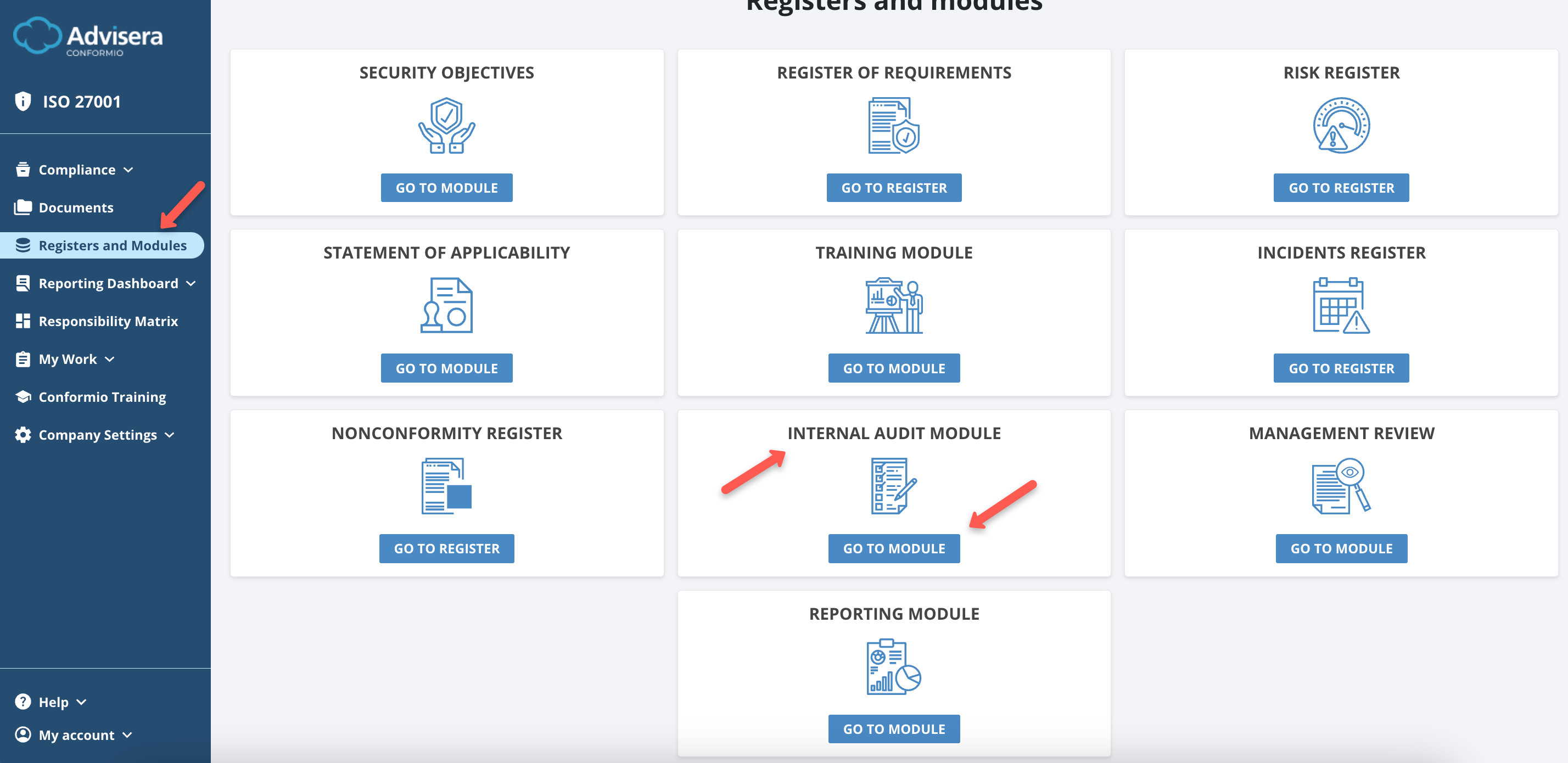 Internal Audit - Advisera Help Center