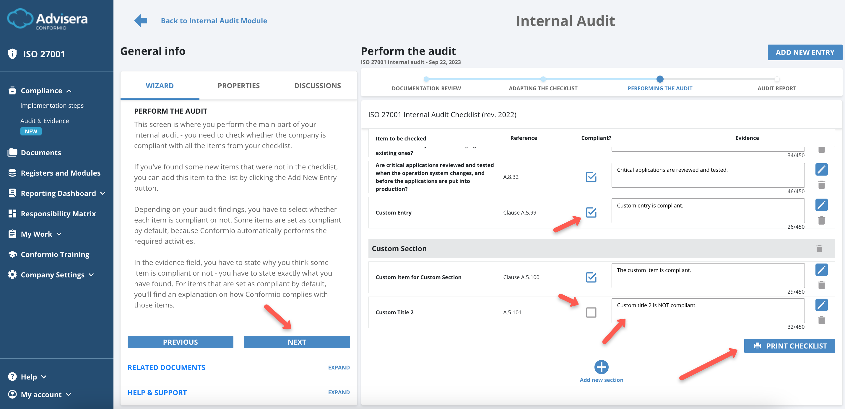 Internal Audit - Advisera Help Center