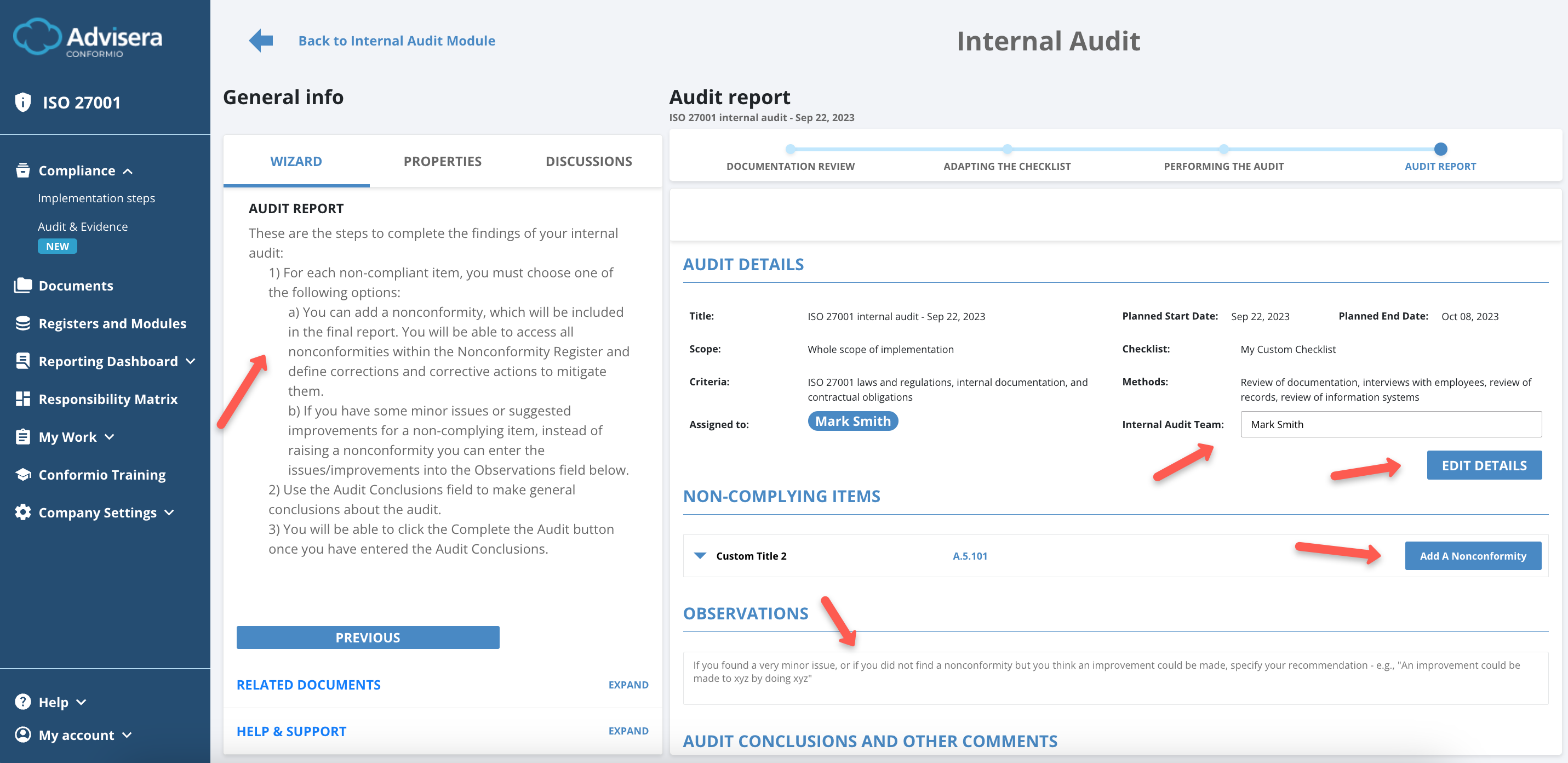 Internal Audit - Advisera Help Center