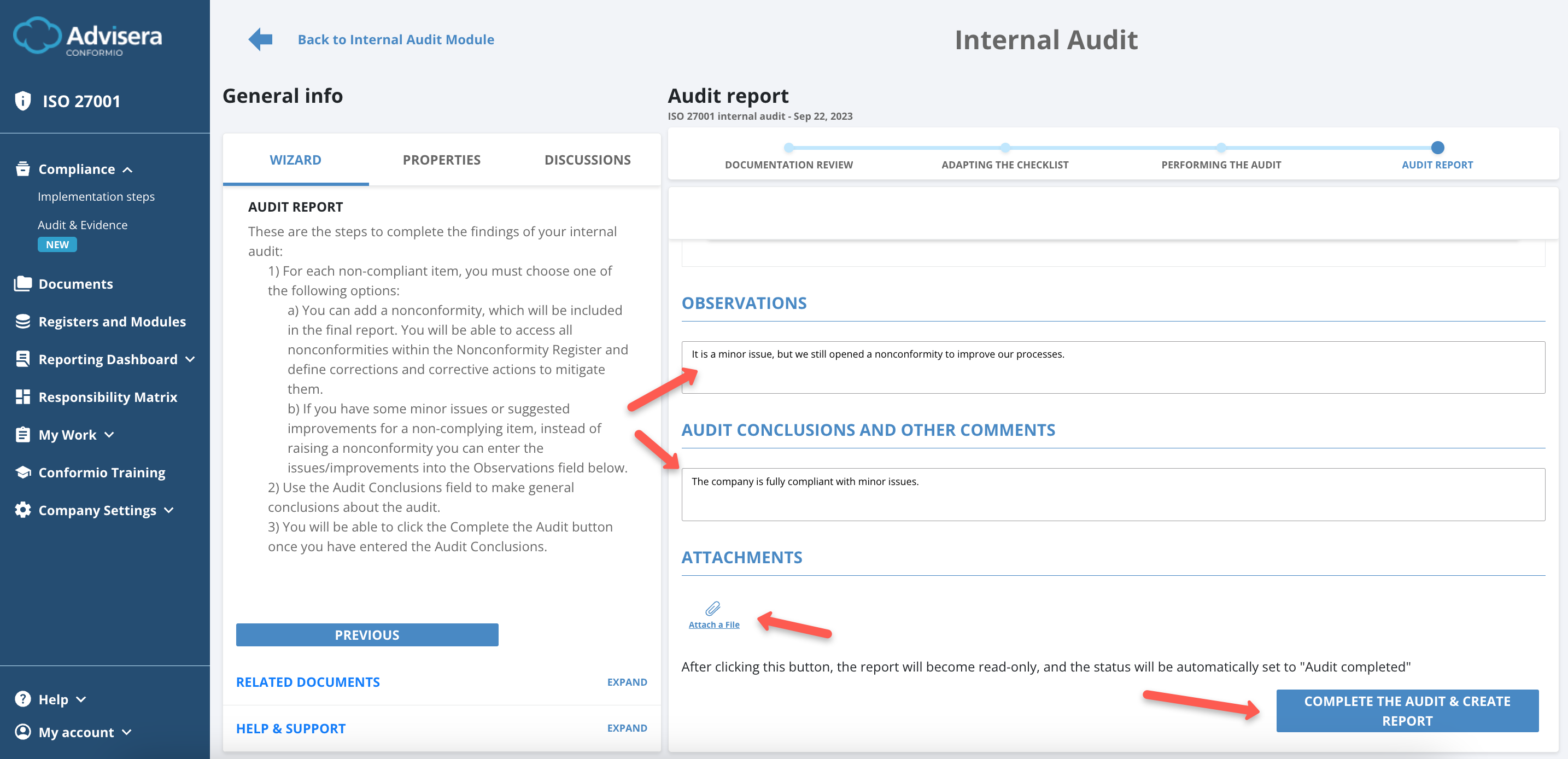 Internal Audit - Advisera Help Center