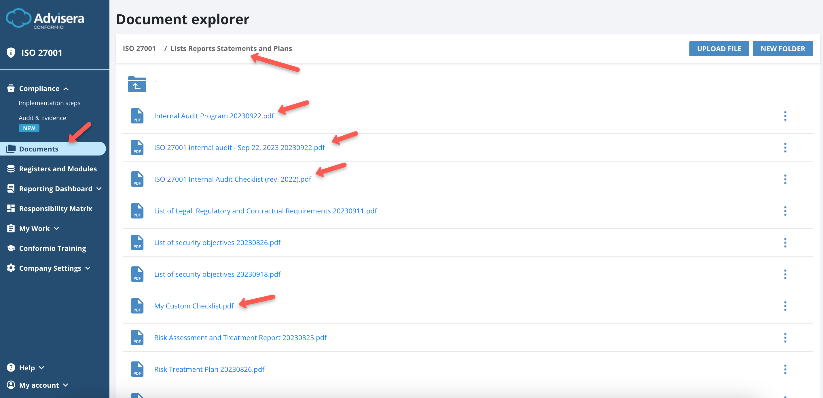 Internal Audit - Advisera Help Center