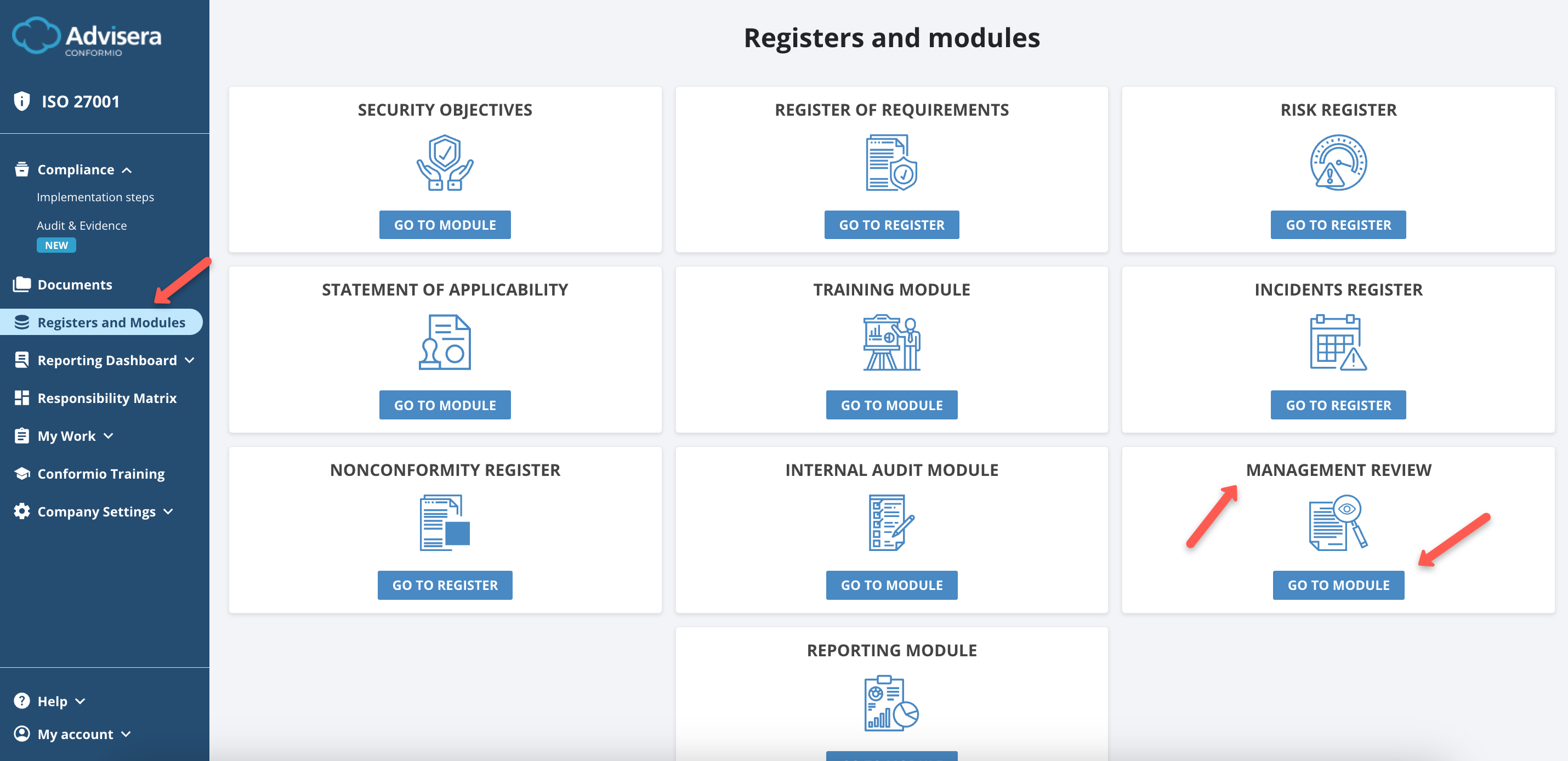 Management Review - Advisera Help Center