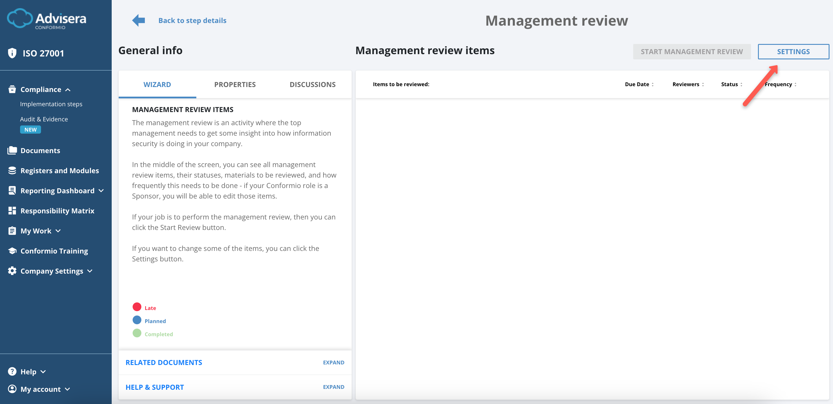 Management Review - Advisera Help Center