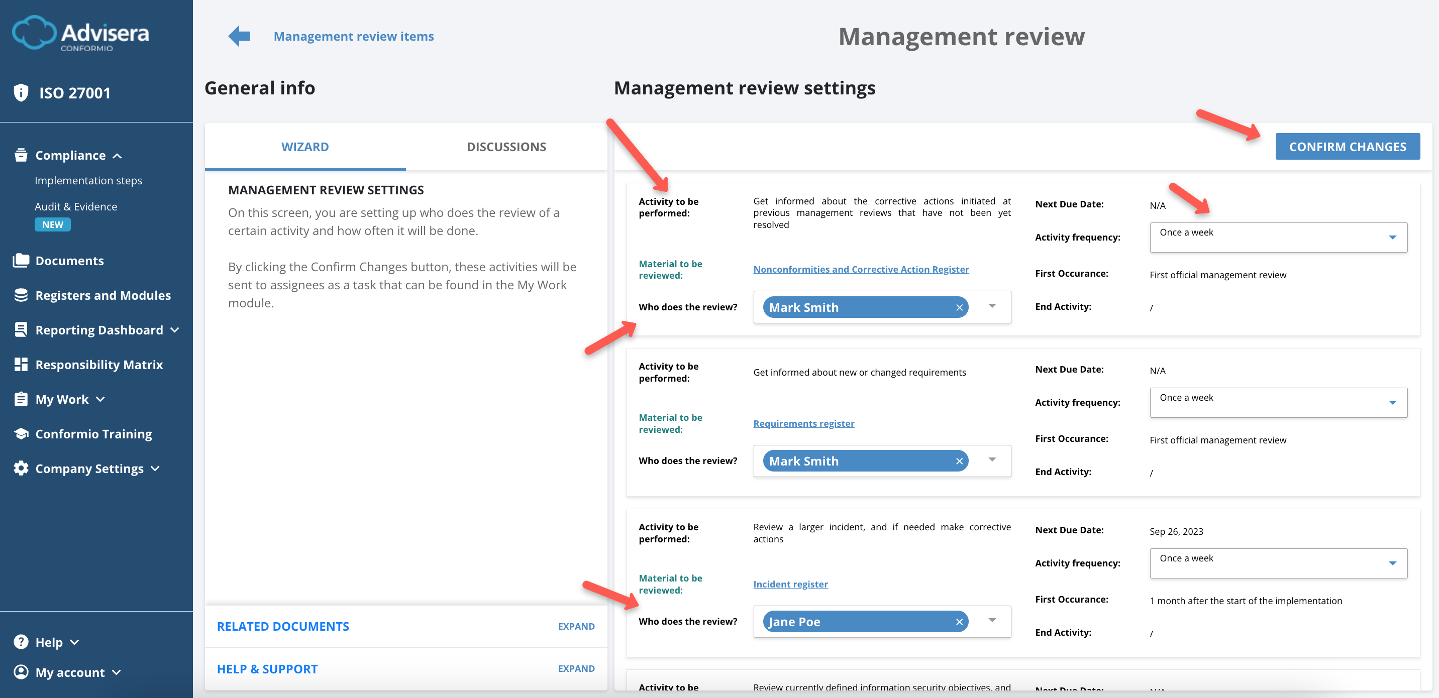 Management Review - Advisera Help Center