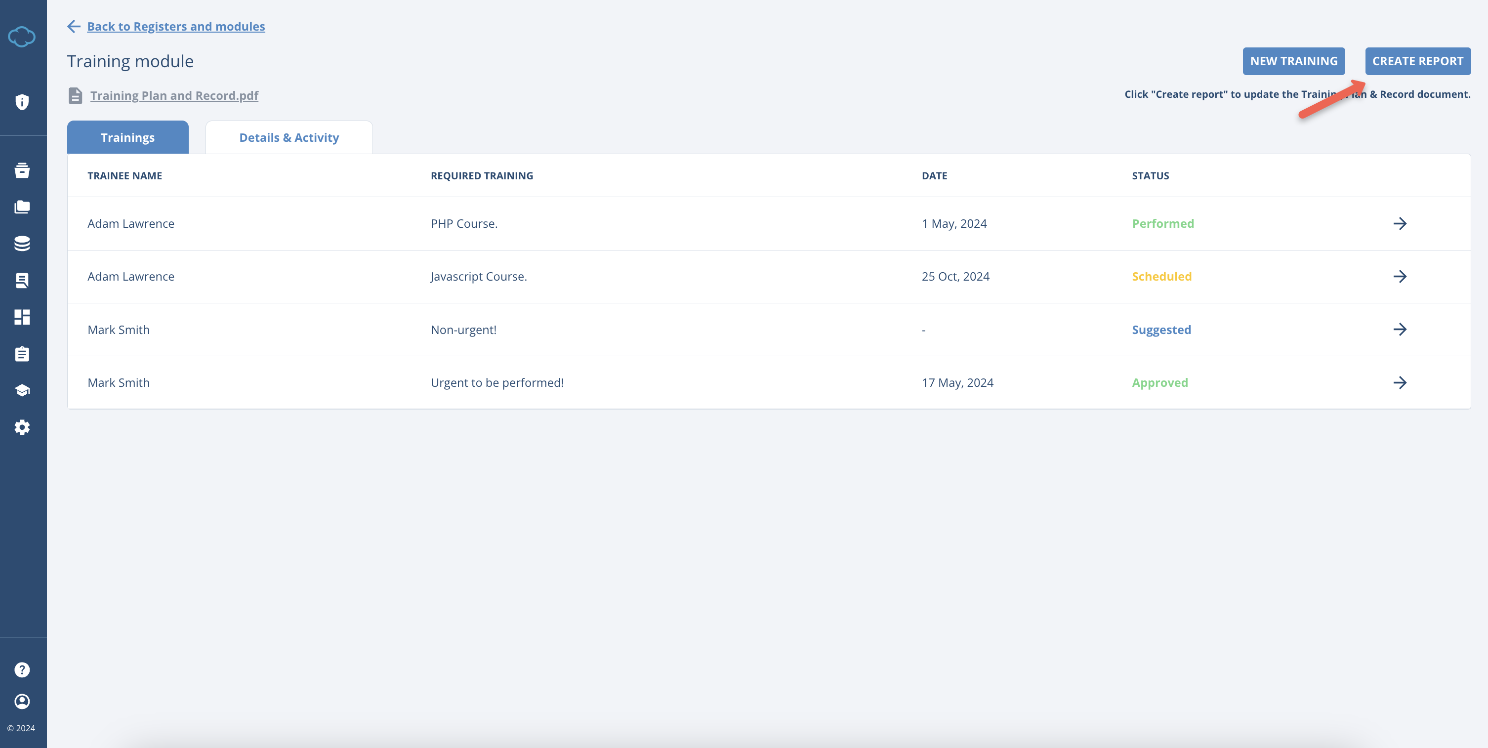 Training Module - Advisera Help Center