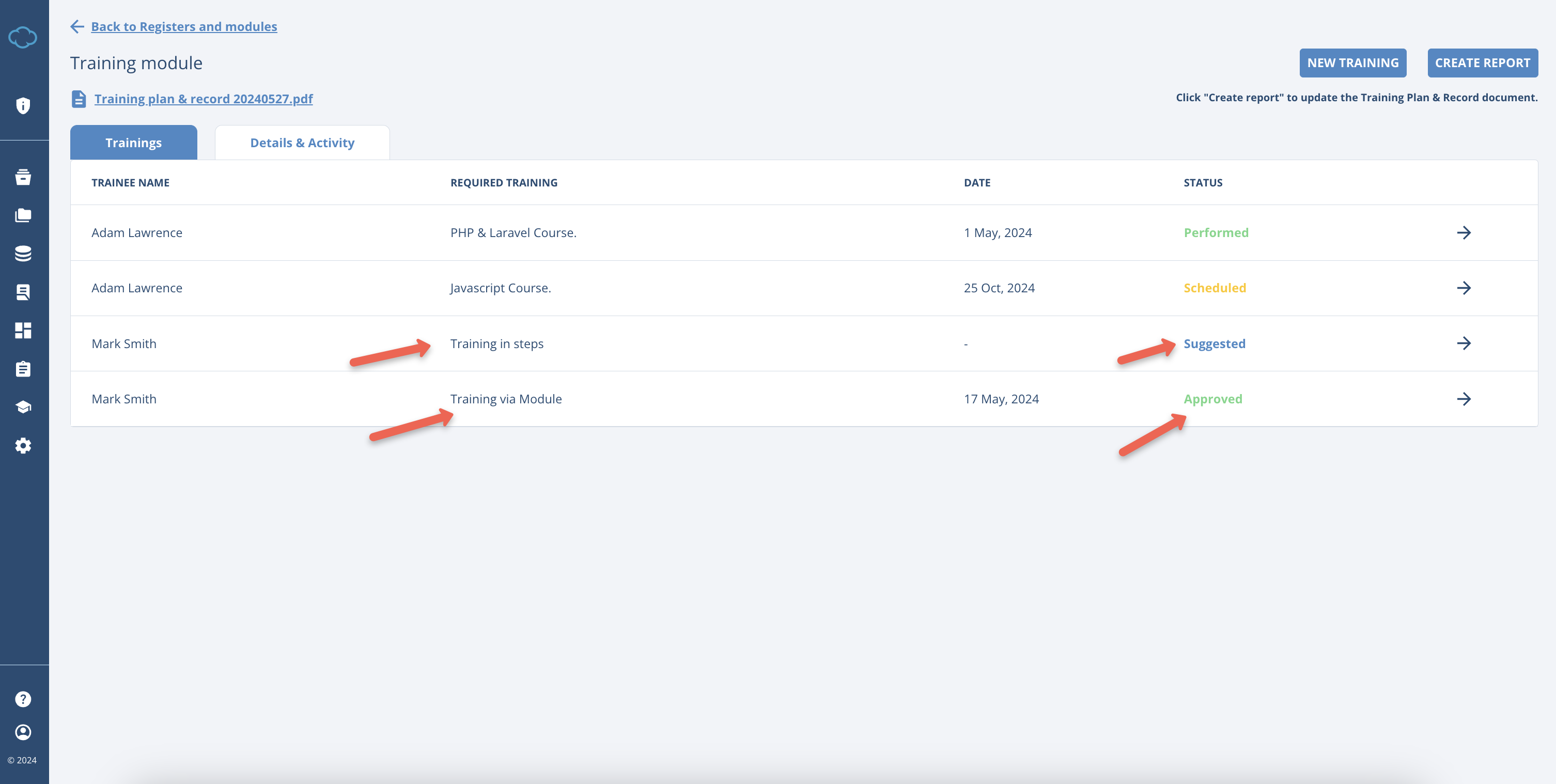 Training Module - Advisera Help Center