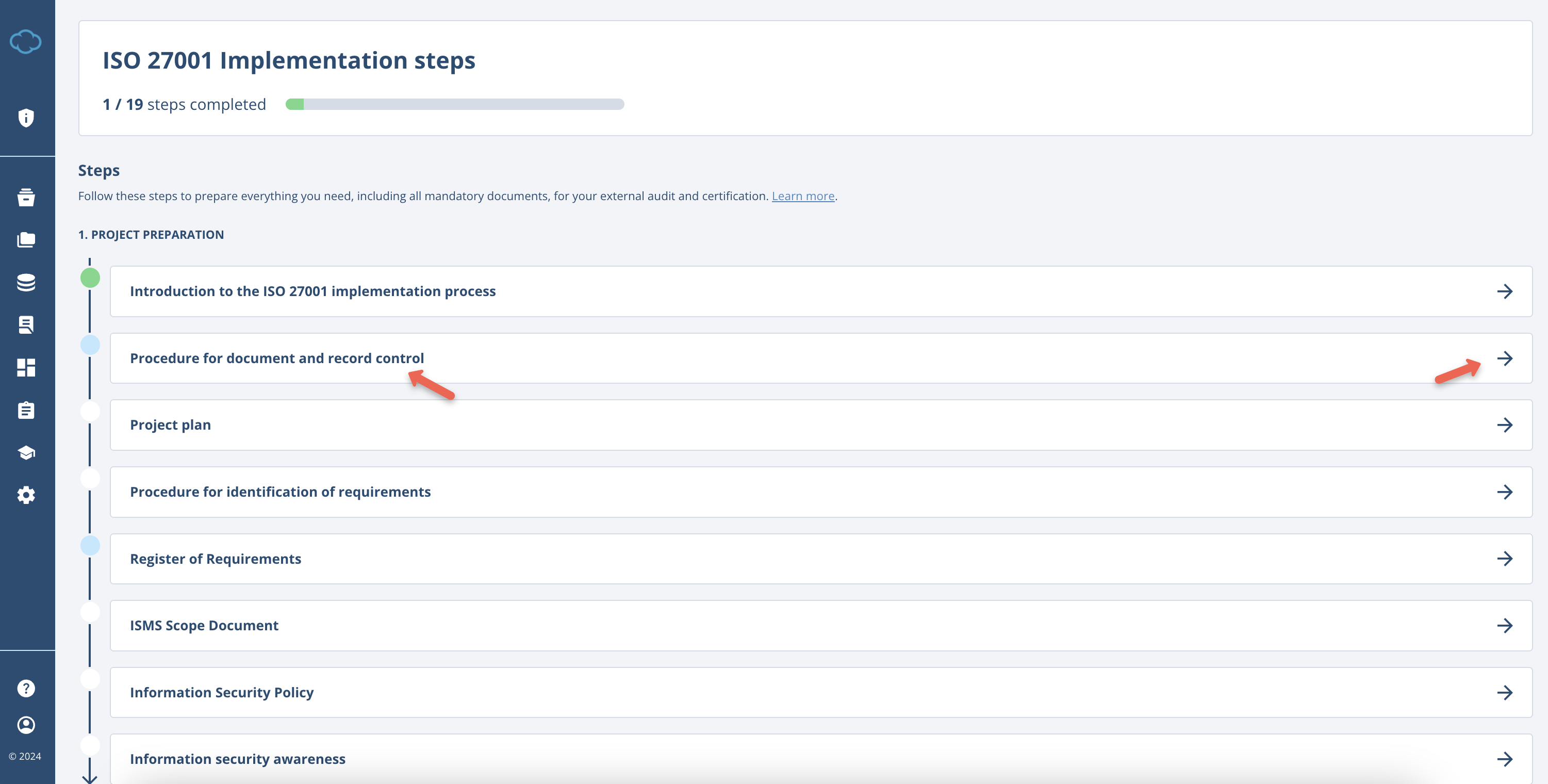 Uploaded Documents - Advisera Help Center