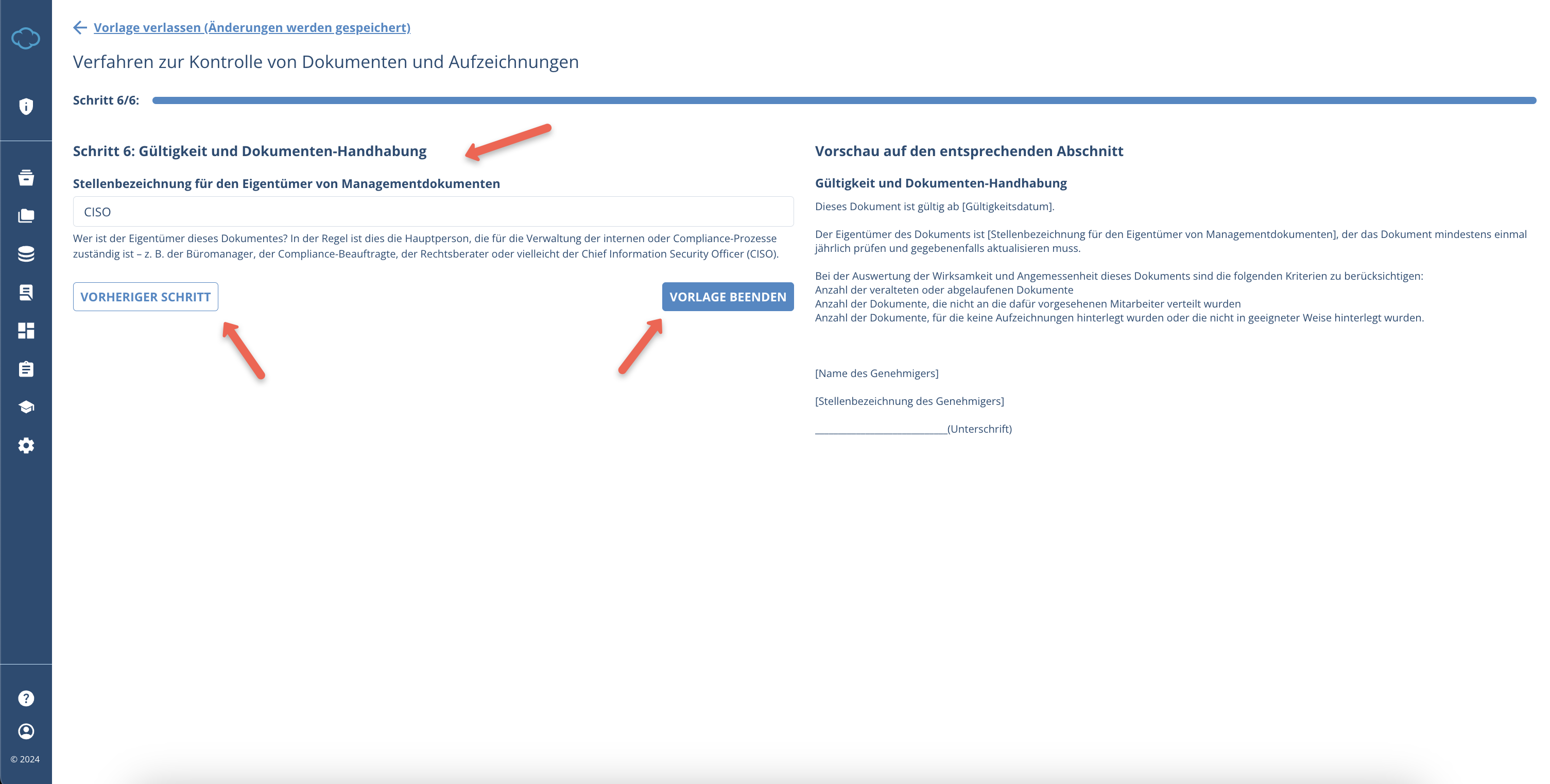 Working with Documents in Conformio - Advisera Help Center