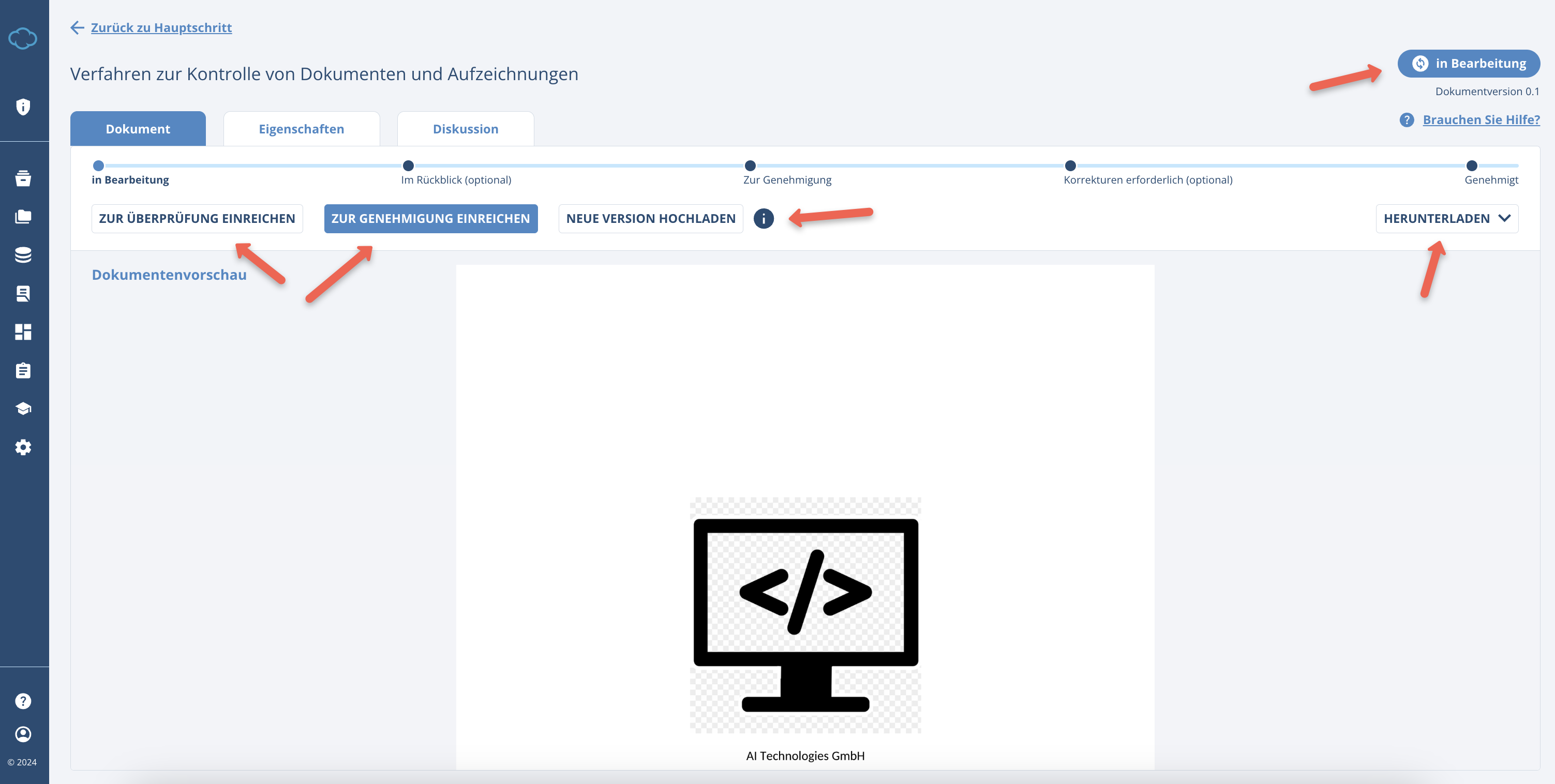 Working with Documents in Conformio - Advisera Help Center