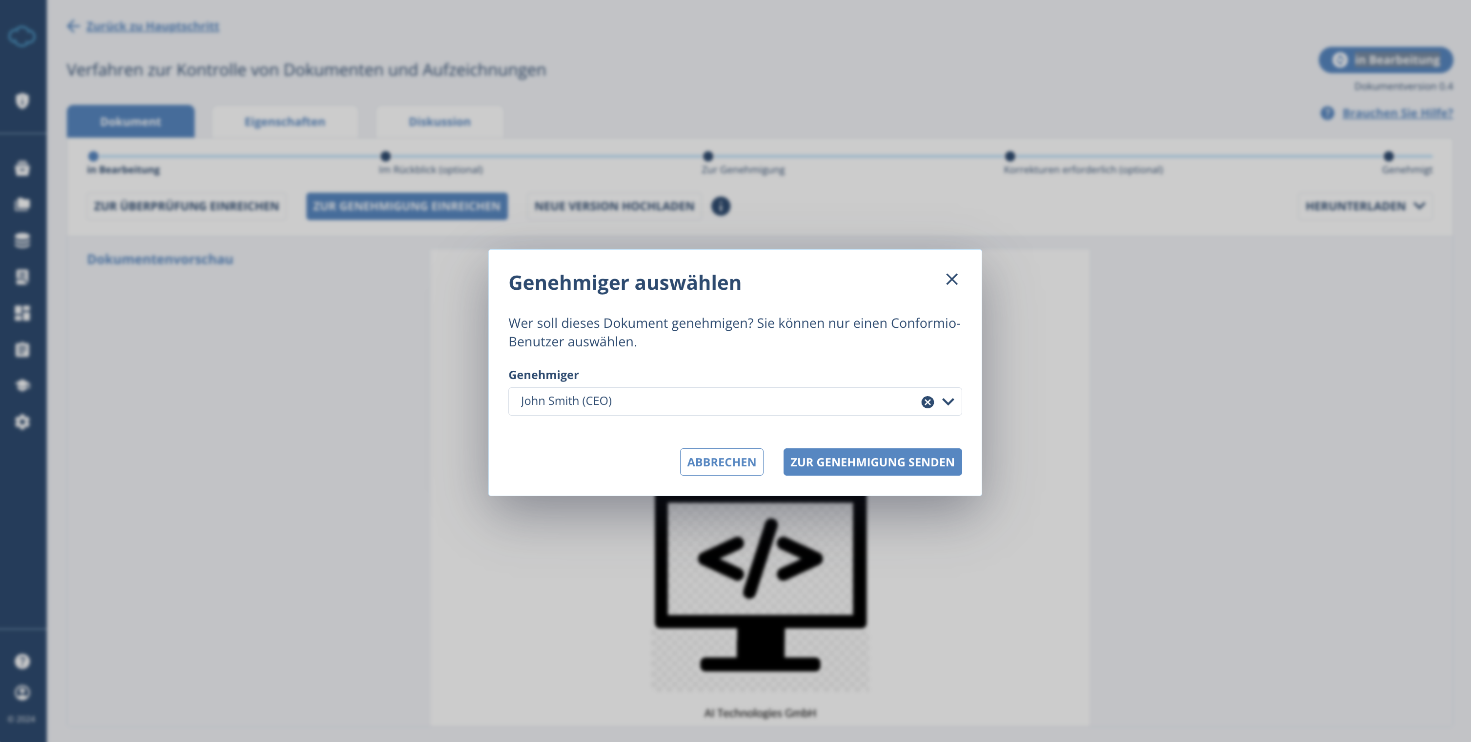 Working with Documents in Conformio - Advisera Help Center