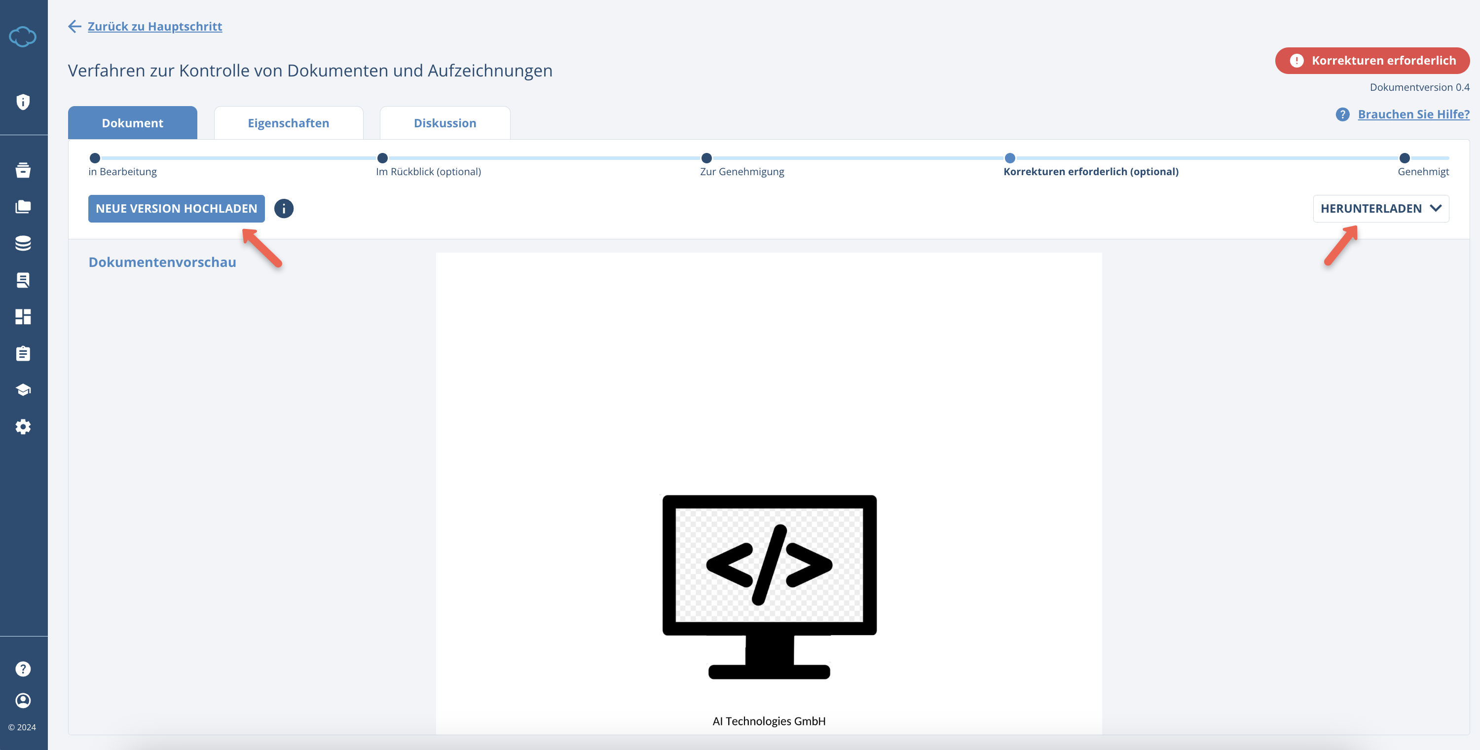 Working with Documents in Conformio - Advisera Help Center