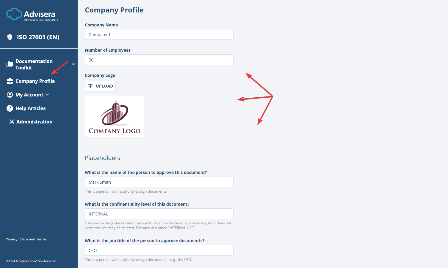 How to use AI-Powered Toolkits for ISO 27001 - Advisera Help Center