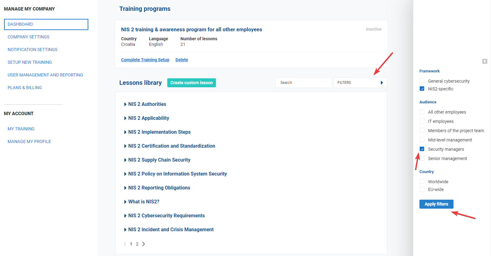 About Company Training Academy About Company Training Academy - Advisera Help Center