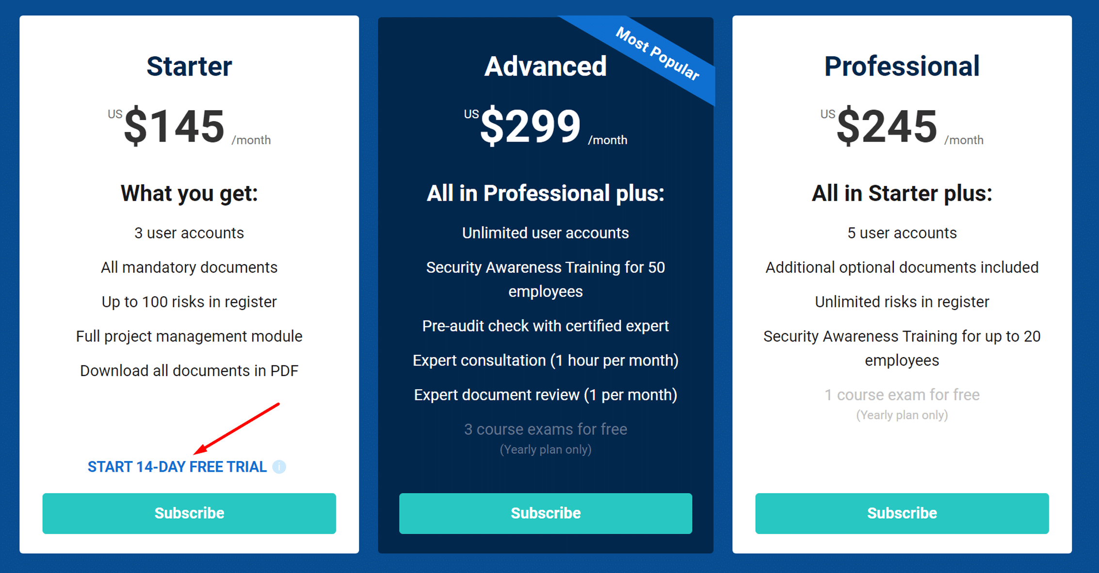 Subscription & Payments - Advisera Help Center