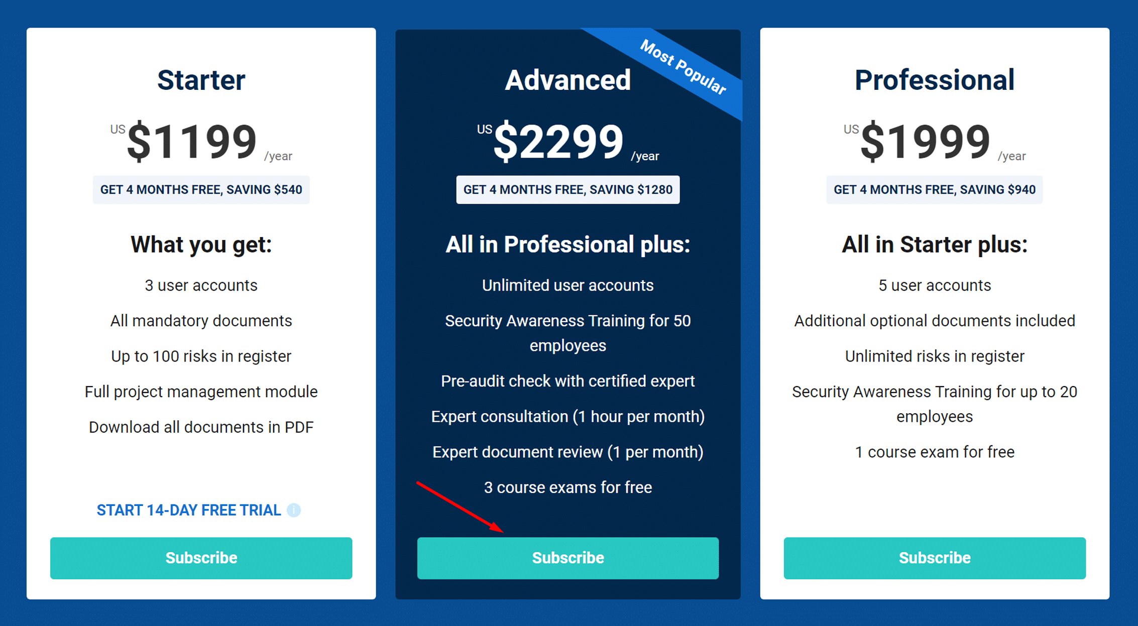 Subscription & Payments - Advisera Help Center