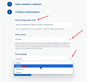 How to display lessons in other languages? How to display lessons in other languages? - Advisera Help Center