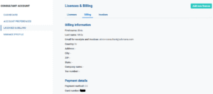 Manage Billing & Invoices - Advisera Help Center