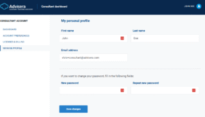 Consultant Dashboard  - Advisera Help Center