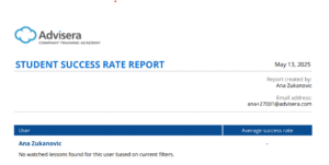 User management and reporting - Advisera Help Center