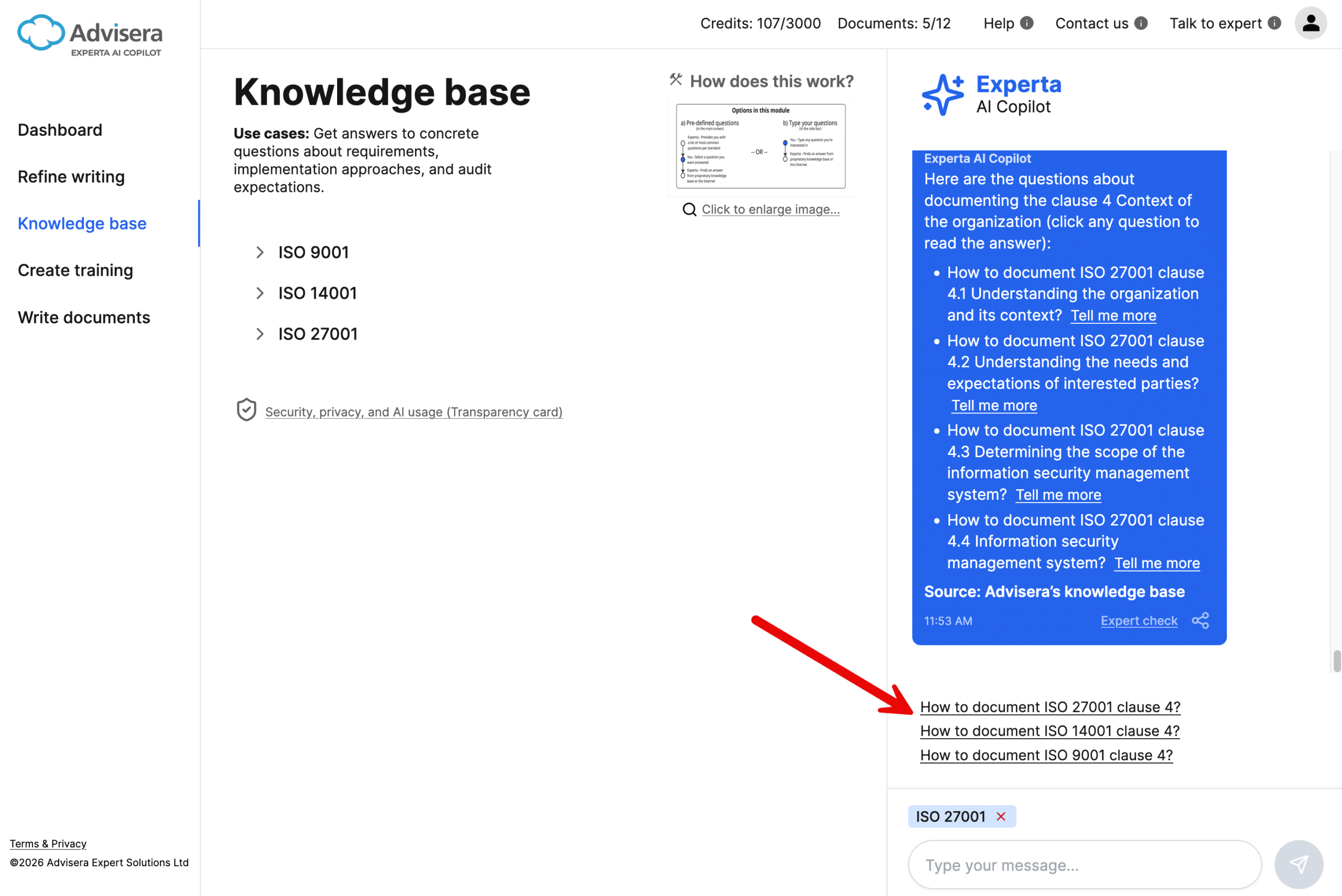 How to use the module Knowledge base How to use the module Knowledge base - Advisera Help Center